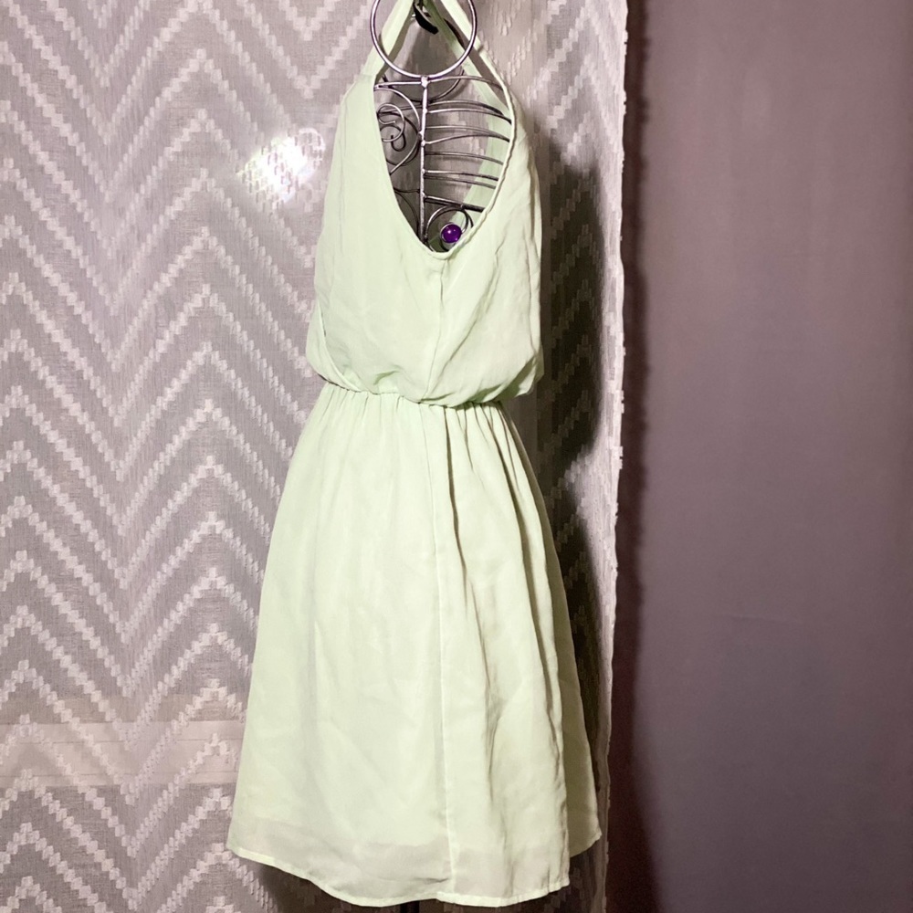 Mint green divided by H&M mini dress size 4 - Picture 3 of 4